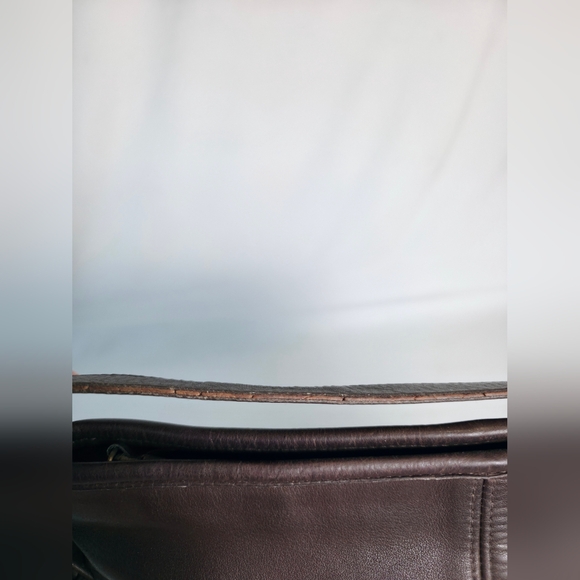 Vintage Coach 4153 Bleeker Bag Mahogany Brown Bucket Purse Brass Hardware - Picture 12 of 16